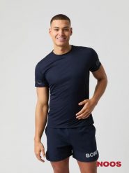Bjorn_borg BORG LIGHT T-SHIRT z recyklingowanego poliestru NIGHT SKY. Niebieskie t-shirty męskie Björn Borg, m, bez wzorów, bez kołnierzyka. Za 194.00 zł.