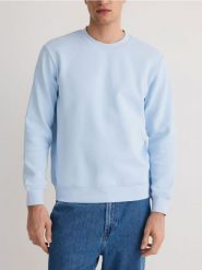 Bluza z haftem - jasnoniebieski. Niebieskie bluzy bez kaptura męskie Reserved, l, z bawełny. W wyprzedaży za 59.99 zł.