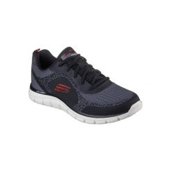 Buty sportowe Sneakersy męskie, Track - Leshur. Czarne buty sportowe na co dzień męskie Skechers, bez zapięcia. Za 249.99 zł.