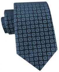 Męski Krawat - Niebieski i Granat, Duże Grochy - Angelo di Monti. Niebieskie krawaty i muchy męskie Angelo di Monti, bez wzorów, z tkaniny, eleganckie. Za 49.99 zł.