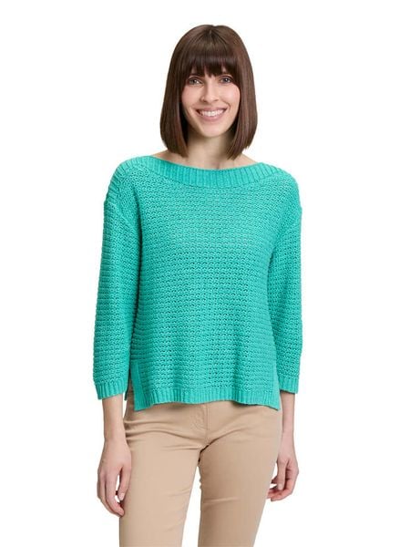 Betty Barclay Sweter w kolorze turkusowym rozmiar: 40. Niebieskie swetry klasyczne damskie Betty Barclay, bez kołnierzyka. Za 104.95 zł.