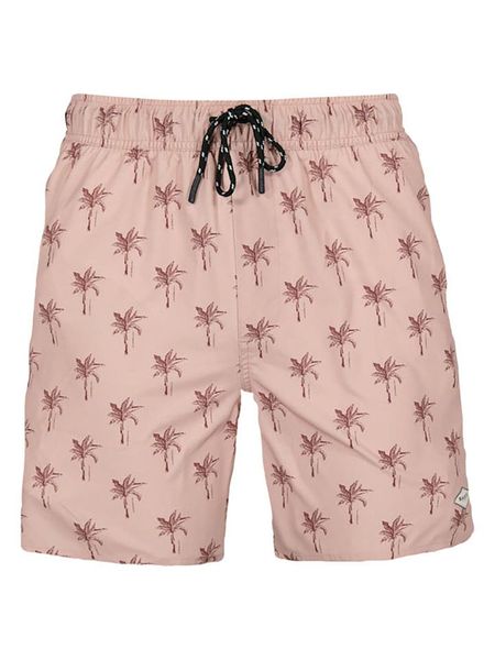 Barts Szorty kąpielowe "Bernardou" w kolorze jasnoróżowo-czerwonym rozmiar: S. Czerwone szorty sportowe męskie Barts, s, z materiału, outdoorowe. Za 52.30 zł.