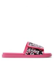 Melissa Klapki Groovy + Mickey Mouse 33632 Czarny. Czarne klapki damskie Melissa, bez wzorów, z tworzywa sztucznego, bez obcasa. Za 249.99 zł.