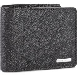 Duży Portfel Męski BOSS - Signature Trifold 50321951 Black 001. Czarne portfele męskie Boss, bez wzorów, ze skóry. W wyprzedaży za 429.00 zł.