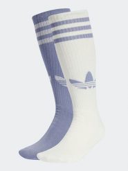 Adidas Skarpety (2 pary) w kolorze kremowo-fioletowym rozmiar: L. Brązowe skarpetki męskie Adidas, bez wzorów. Za 90.01 zł.