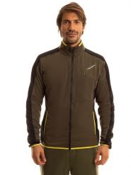 Fischer Kurtka polarowa w kolorze khaki rozmiar: XXL. Brązowe kurtki męskie FISCHER, xxl, bez wzorów, z materiału, bez kaptura. Za 261.67 zł.