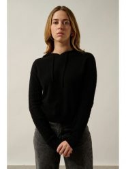 AUTHENTIC CASHMERE Kaszmirowy sweter "Svalinna" w kolorze czarnym rozmiar: L. Czarne swetry klasyczne damskie AUTHENTIC CASHMERE, l, z kaszmiru, bez kołnierzyka. Za 376.86 zł.