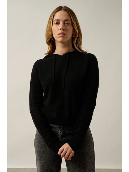 AUTHENTIC CASHMERE Kaszmirowy sweter "Svalinna" w kolorze czarnym rozmiar: L. Czarne swetry klasyczne damskie AUTHENTIC CASHMERE, l, z kaszmiru, bez kołnierzyka. Za 337.41 zł.