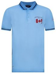 Canadian Peak Koszulka polo "Kotzeak" w kolorze niebieskim rozmiar: M. Niebieskie koszulki polo męskie Canadian Peak, m, bez wzorów, z bawełny, bez ramiączek. Za 96.60 zł.