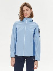CMP Kurtka przeciwdeszczowa 39A5016 Błękitny Regular Fit. Niebieskie kurtki przeciwdeszczowe damskie CMP, bez kaptura. Za 469.99 zł.