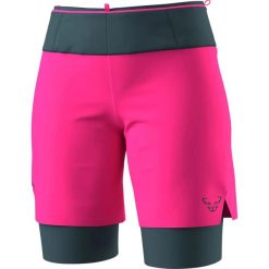 Damskie szorty 2 w 1 Dynafit Ultra. Czerwone szorty damskie Dynafit, bez wzorów, sportowe. Za 476.35 zł.