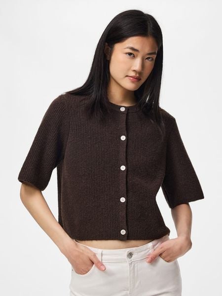Pieces Kardigan w kolorze brązowym rozmiar: XL. Brązowe kardigany damskie Pieces, xl, bez wzorów. Za 124.95 zł.
