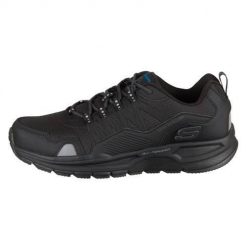 Buty do chodzenia męskie Skechers Escape Plan 20. Czarne buty sportowe na co dzień męskie Skechers, z gumy, bez zapięcia, trekkingowe. Za 376.00 zł.
