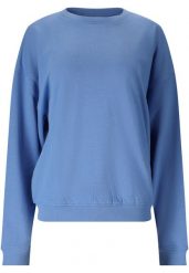 Bluza damska Athlecia Crecy. Niebieskie bluzy bez kaptura damskie Athlecia, z bawełny. Za 161.00 zł.