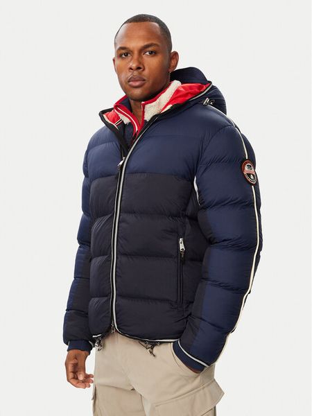 Napapijri Kurtka zimowa Archive NP0A8B2F Granatowy Regular Fit. Niebieskie kurtki męskie Napapijri, na zimę, m, bez wzorów, z syntetyku, bez kaptura. Za 1,539.00 zł.