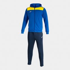Dres Joma Phoenix II. Niebieskie spodnie dresowe damskie Joma, xl, bez wzorów, z dresówki. W wyprzedaży za 202.85 zł.