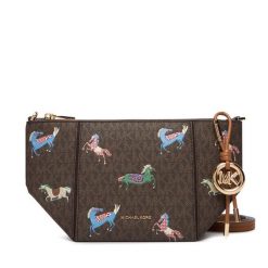 Torebka MICHAEL Michael Kors. Brązowe torebki klasyczne damskie MICHAEL Michael Kors, bez wzorów, bez dodatków. Za 989.99 zł.