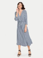 Olsen Sukienka codzienna 13001758 Niebieski Regular Fit. Niebieskie sukienki damskie Olsen, na co dzień, bez wzorów, bez kołnierzyka, bez ramiączek, proste. Za 339.99 zł.