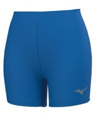 Szorty damskie Mizuno. Niebieskie szorty damskie Mizuno, bez wzorów, z materiału, eleganckie. Za 165.00 zł.