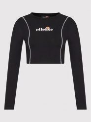 KOSZULKA DAMSKA Z DŁUGIM RĘKAWEM BLUZKA CROP ELLESSE L. Szare bluzki sportowe damskie Ellesse, l, bez wzorów, z bawełny, bez ramiączek. Za 116.99 zł.