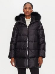 Hetregó Kurtka puchowa Hanna 8N602F Czarny Regular Fit. Czarne kurtki damskie HETREGO, bez wzorów, z puchu, bez kaptura. Za 2,499.00 zł.