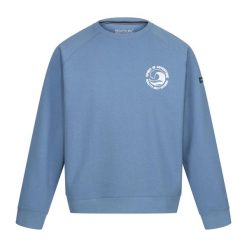 Bluza Męska Z Motywem Fali Dekolt W Szpic Nithsdale. Niebieskie bluzy bez kaptura męskie Regatta, m. Za 73.99 zł.