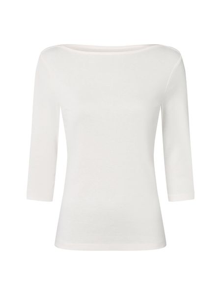 Brookshire Koszulka Kobiety Bawełna biały, XL. Białe t-shirty damskie brookshire, xl, bez wzorów, z bawełny, bez kołnierzyka. Za 99.95 zł.