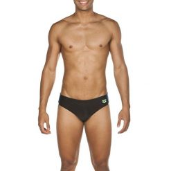 Kąpielówki slipy męskie na basen Arena Ren Brief. Czarne kąpielówki męskie Arena, l, bez wzorów, do pływania. Za 49.99 zł.