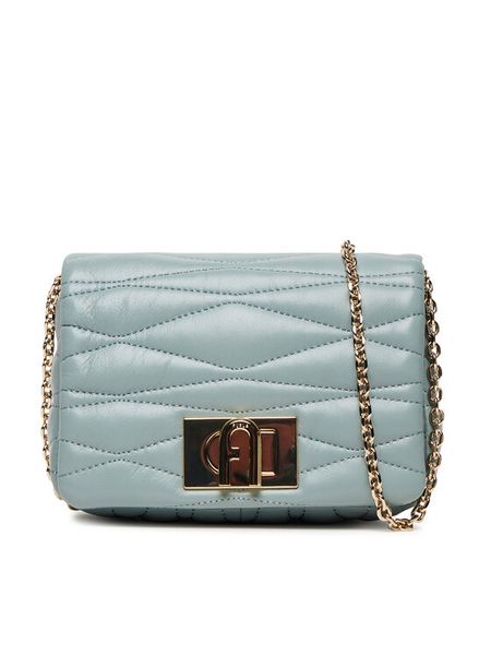 Furla Torebka 1927 WE00735 BX3221 CN 3963S Błękitny. Niebieskie torebki klasyczne damskie Furla, bez wzorów, ze skóry, wizytowe, bez kołnierzyka, bez ramiączek. Za 1,319.00 zł.
