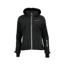 Kurtka damska Peak Mountain Softshell Amaleoff. Czarne kurtki softshell damskie Peak Mountain, m, z aplikacjami, z elastanu. Za 298.00 zł.