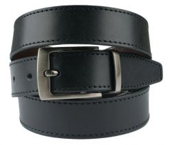 Elegancki Pasek Dwustronny do Spodni, Czarno-Brązowy, Męski, Skórzany -ZET. Brązowe paski męskie Zet, bez wzorów, ze skóry, eleganckie. Za 89.00 zł.