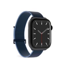 Pasek Sport do Apple Watch 38/40/41 mm. Niebieskie paski męskie PURO, bez wzorów, z materiału, sportowe. Za 62.45 zł.