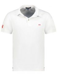 Canadian Peak Koszulka polo "Karseak" w kolorze białym rozmiar: S. Białe koszulki polo męskie Canadian Peak, s, bez wzorów, z bawełny, bez ramiączek. Za 83.42 zł.