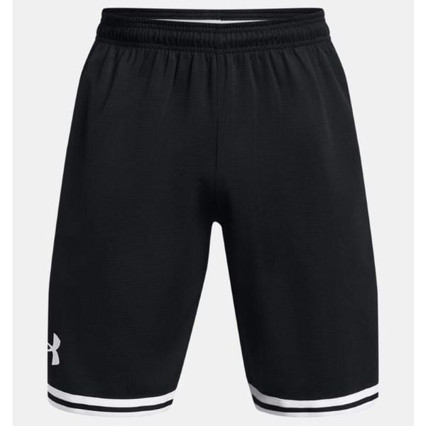 Spodenki koszykarskie męskie Under Armour 10" Perimeter Short. Czarne szorty męskie Under Armour, bez wzorów. Za 139.99 zł.