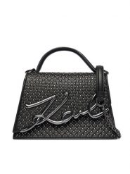 KARL LAGERFELD Torebka B4W30005 Czarny. Czarne torebki klasyczne damskie Karl Lagerfeld, bez wzorów, ze skóry, bez dodatków. Za 1,399.00 zł.