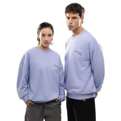 Męska bawełniana bluza Rayo Club Lifestyle Siroko RC Ready Light Purple. Fioletowe bluzy bez kaptura męskie SIROKO, m, z bawełny. Za 211.00 zł.