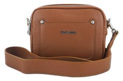 Listonoszka skórzana BARBERINI'S j. brązowa 707-12. Brązowe shopper bag damskie Barberinis, z aplikacjami, ze skóry, zdobione, bez dodatków. Za 219.99 zł.