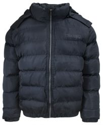 Kurtka Granatowa Jesienno-Zimowa z Kapturem, Gruba, Ocieplana, Pikowana, Męska -PAKO JEANS. Niebieskie kurtki męskie Pako Jeans, na zimę, m, bez wzorów, z jeansu, z kapturem. Za 369.00 zł.
