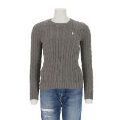 Second life - Bluza damska Crewneck szara - Jak nowy. Szare bluzy bez kaptura damskie Ralph Lauren. Za 255.56 zł.