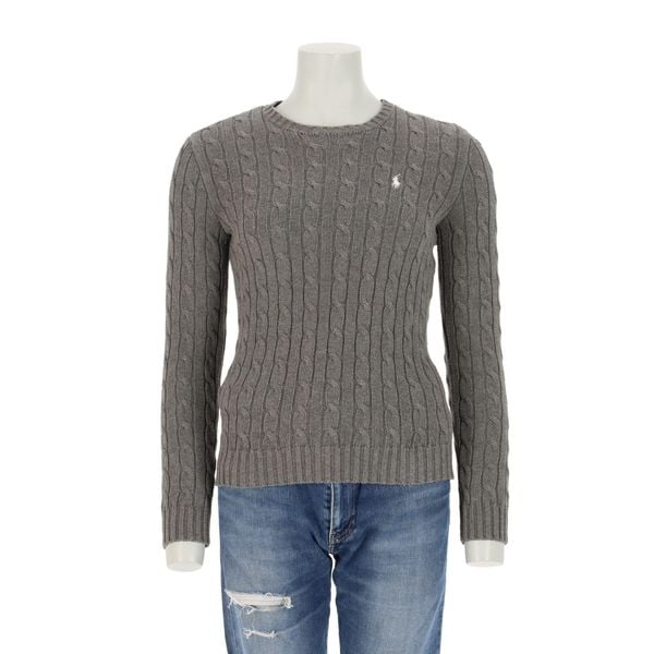 Second life - Bluza damska Crewneck szara - Jak nowy. Szare bluzy bez kaptura damskie Ralph Lauren. Za 255.56 zł.