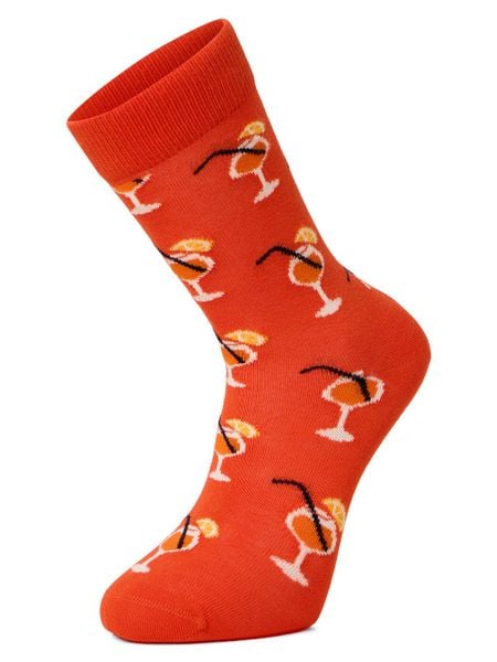 Happy Socks Skarpety Mężczyźni czerwony|pomarańczowy, 41-46. Brązowe skarpetki męskie Happy Socks, bez wzorów, z dzianiny. Za 49.95 zł.