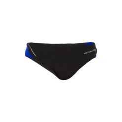 Slipki pływackie 900 YOKE męskie. Czarne slipki męskie NABAIJI, bez wzorów, z materiału. Za 39.99 zł.