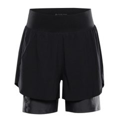 Spodenki damskie do biegania Alpine Pro Gajera. Czarne spodenki sportowe damskie Alpine Pro, l, z elastanu, do biegania. Za 189.00 zł.