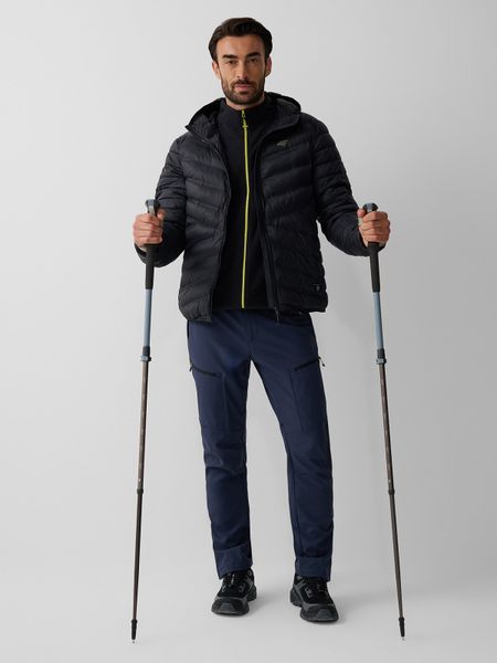 4F Kurtka trekkingowa z wypełnieniem Primaloft Thermoplume męska - czarna XL. Czarne kurtki męskie 4f, m, bez wzorów, bez kaptura. Za 399.99 zł.