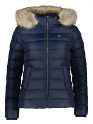 TOMMY JEANS Kurtka puchowa w kolorze niebieskim rozmiar: S. Niebieskie kurtki damskie Tommy Jeans, s, bez wzorów, z jeansu, bez kaptura. Za 571.03 zł.