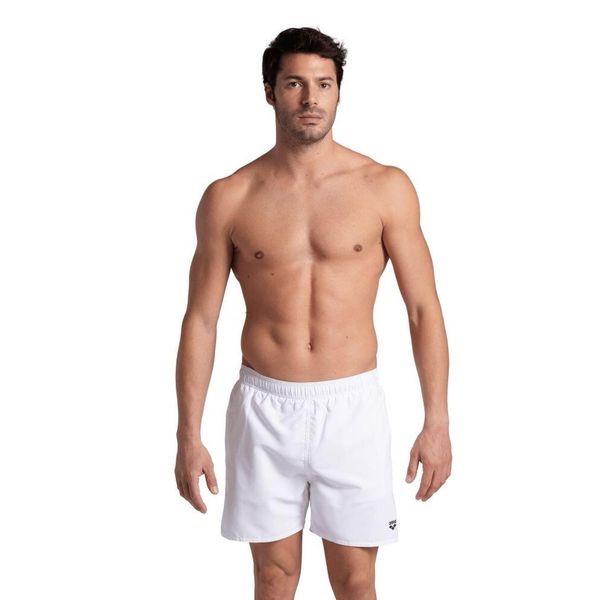 Szorty męskie spodenki kąpielowe sportowe na basen plażę Arena Boxer. Białe kąpielówki męskie Arena, m, bez wzorów, do pływania. Za 119.99 zł.