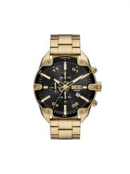 Diesel Zegarek Spiked DZ4678 Złoty. Żółte, analogowe zegarki męskie Diesel, złote. Za 1,289.00 zł.