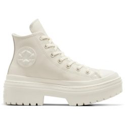 Buty sportowe damskie Converse Chuck Taylor All Star Lugged Heel Leather. Brązowe buty sportowe na co dzień damskie Converse, bez wzorów, z materiału. Za 590.00 zł.