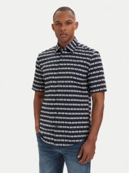 BOSS Koszula Rash 50559628 Granatowy Regular Fit. Niebieskie koszule męskie Boss, m, bez wzorów, z bawełny, bez kołnierzyka, bez ramiączek. Za 399.99 zł.