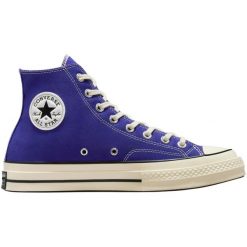 Buty sportowe Converse Chuck 70. Niebieskie buty sportowe na co dzień męskie Converse, z materiału, bez zapięcia. Za 490.00 zł.
